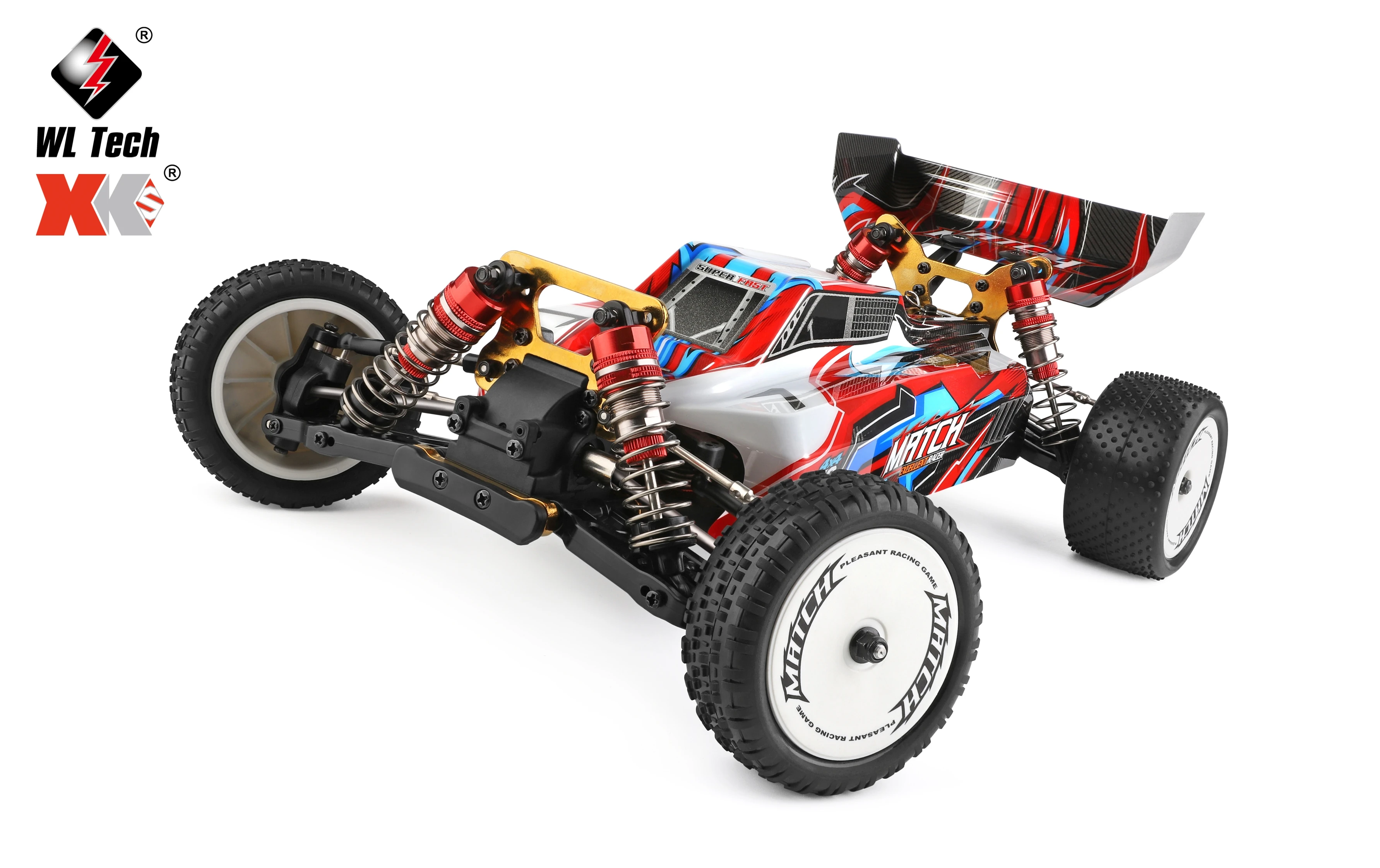 WLToys 2021 New Model Toys Vehicle 104001 1:10 4WD Off-road Radio Control Ride On Toy Kids Electric Car