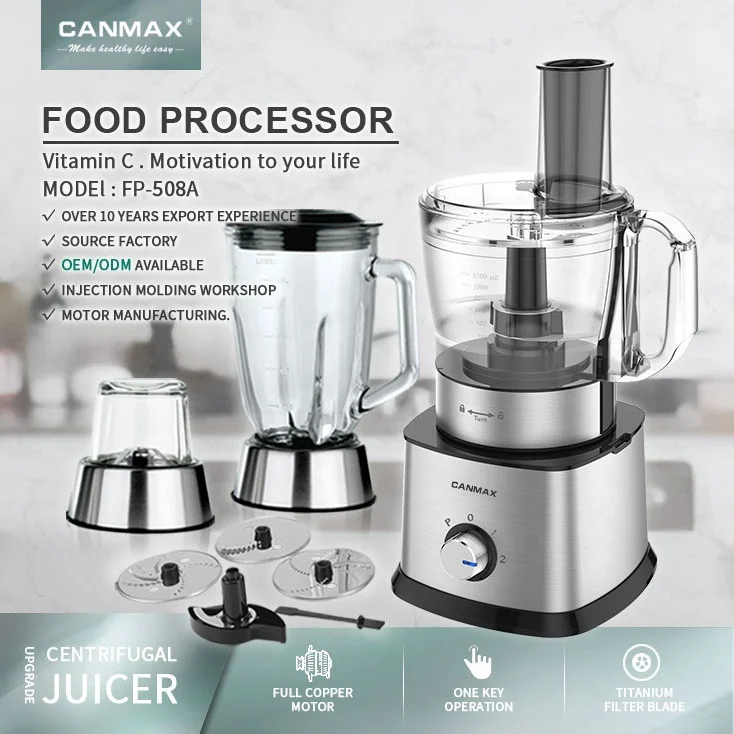 Kitchen Electric Blender Large 1200w Food Processor 11 In 1