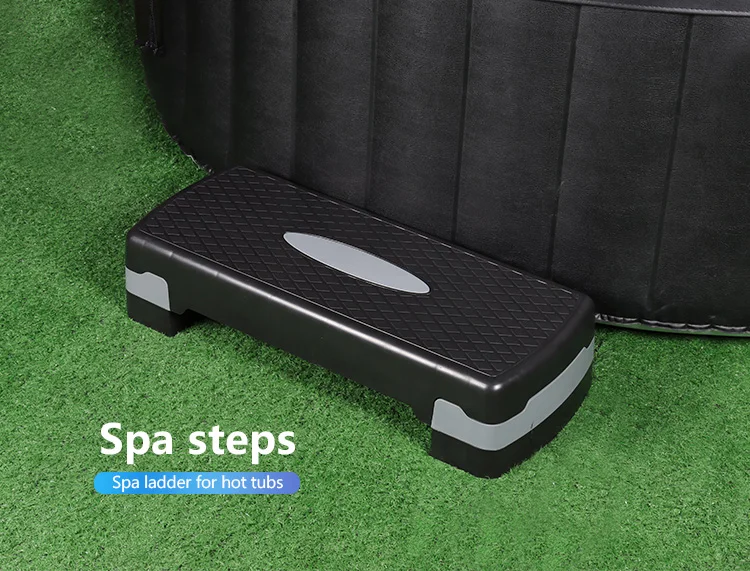 Immer Factory Wholesales One-Tier Plastic Step With A Drawer For Outdoor Hot Tub