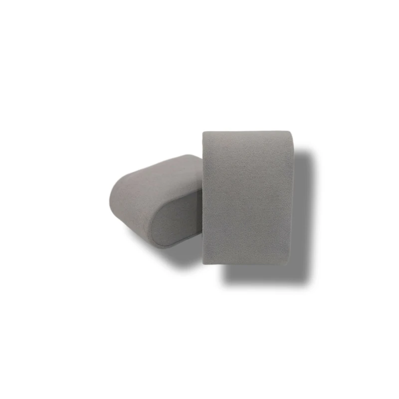 Wholesale New Custom Jewelry Metal Rack With Black Grey Silk Pu Leather Pillow Watch Bracelet Display Stand
