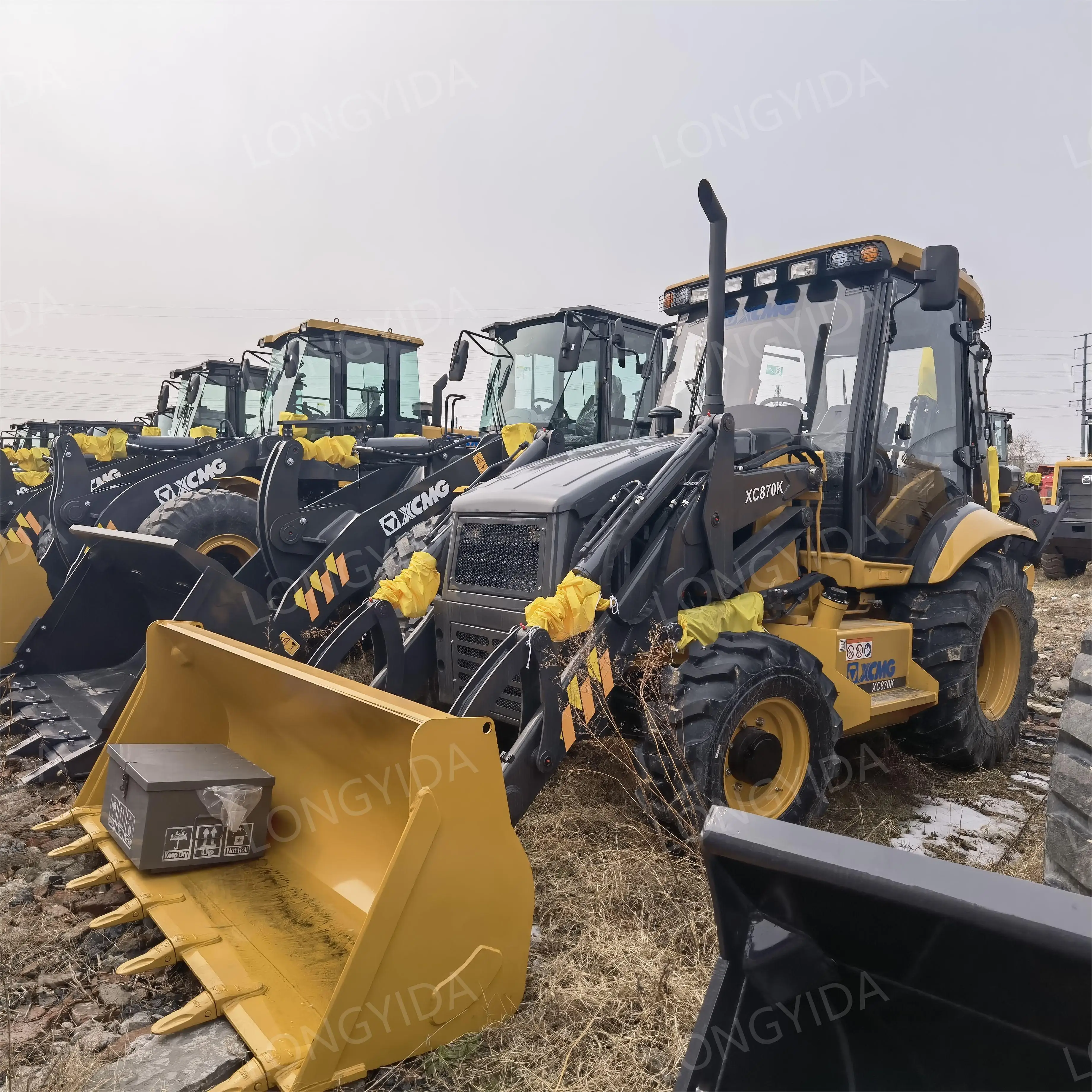 XCMG Новый 8 тонн передний трактор колесный погрузчик экскаватор Cummins насос для двигателя б/у экскаватор-погрузчик продажи