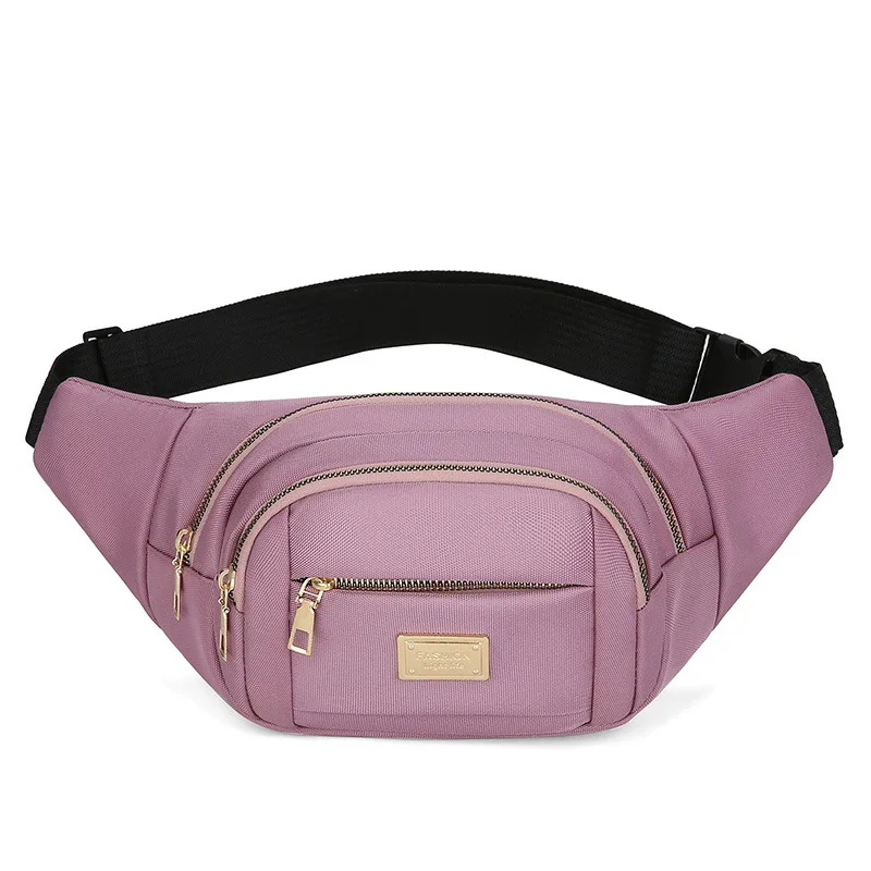Wholesale Trendy Unisex Oxford Cloth Large Capacity Sports Waist Bags Multi-functional Mobile Phone Fanny pack