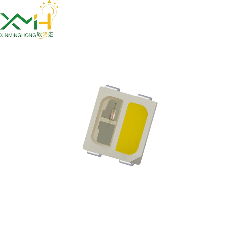 3527 двойные чипы 2 в 1 Двойные Цвета 6-8LM зеленый + белый PLCC4 3528 диод 0 06 Вт двухцветный СВЕТОДИОД SMD