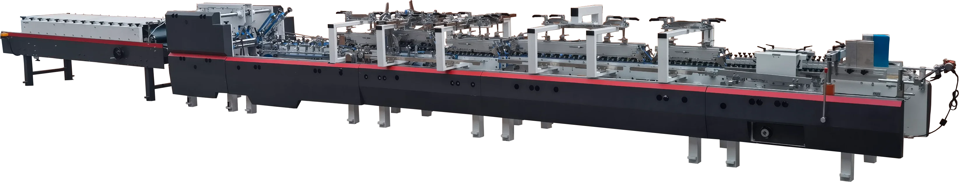 PRY-ZH900D Automatic Carton Prefolding  Box Bottom Lock High Speed Folder Gluer