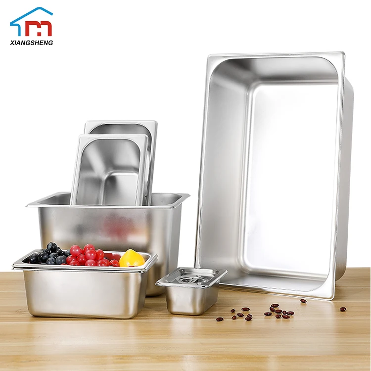 Выставочный стенд для перевозки пищи по заводской цене, паровой стол из нержавеющей стали, сковорода, сковорода для кухни, подогреватель пищи, шведский стол, сковорода gn