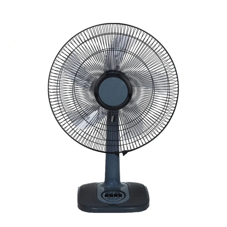 Новый элегантный дизайн 16 дюймов серый пластик портативный вентилятор высокоскоростной стол настольный вентилятор