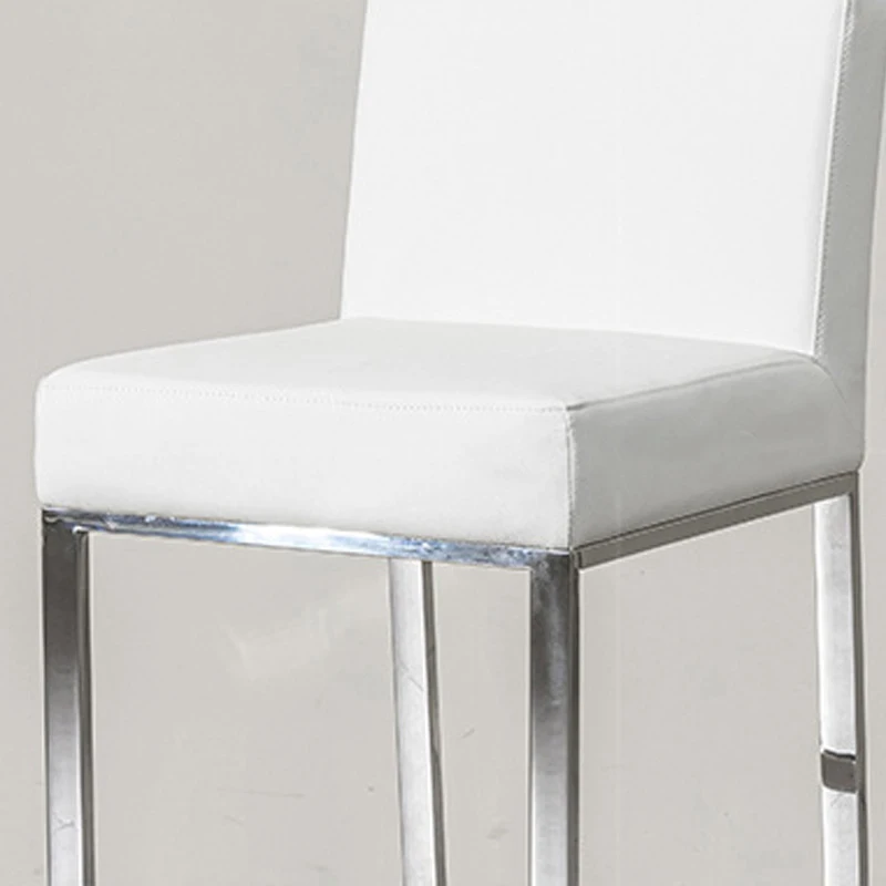 Nordic-Style Metal Dining Chair Bar Stool With Cushions Seat Perfect for Home Kitchens