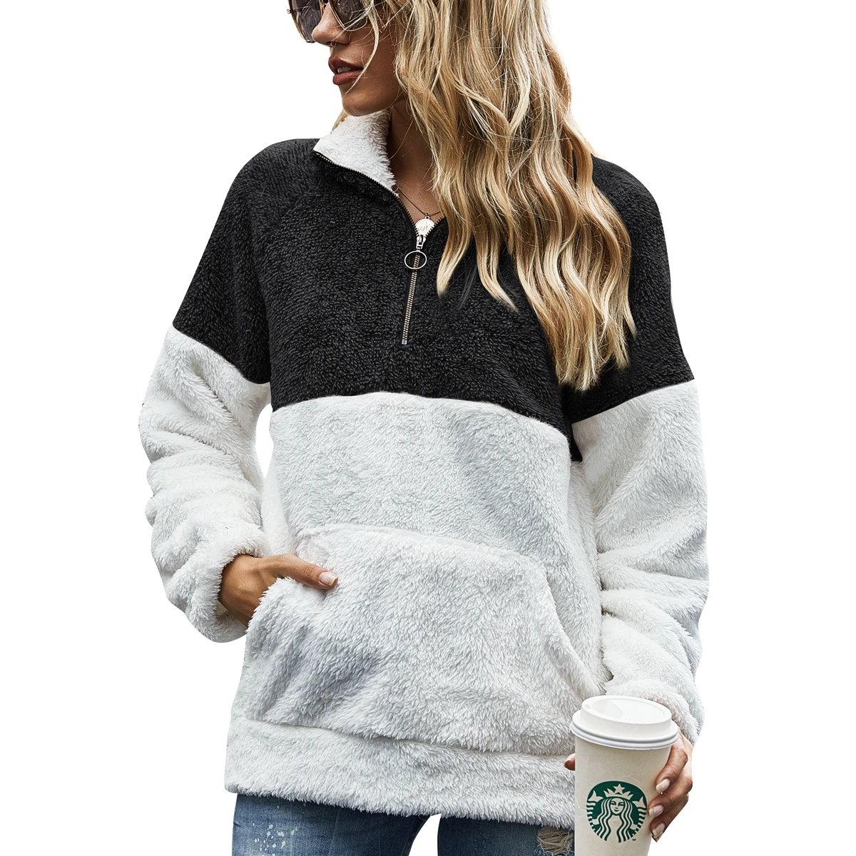 Осень-зима 2021, новинка, Женский плюшевый свитер с леопардовым принтом и завязками, свободная куртка