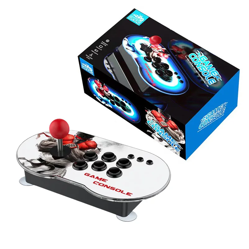 New M9 Double rocker HD 4K arcade controller Joystick Mini Arcade TV game console Retro video game console for PS gift
