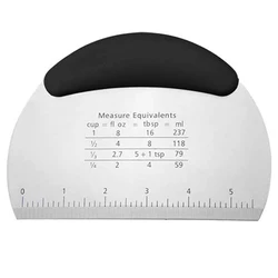 Stainless Steel Pastry Tools Dough Bench Cutter & Scrapper For Cake or Bread