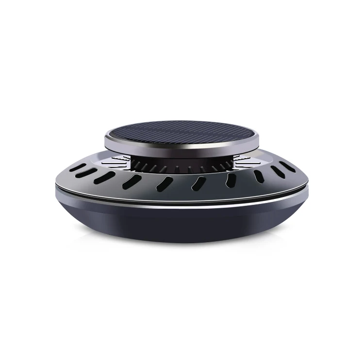 Solar Power 360 Rotating Car Air Freshener Perfume Fragrance Aromather