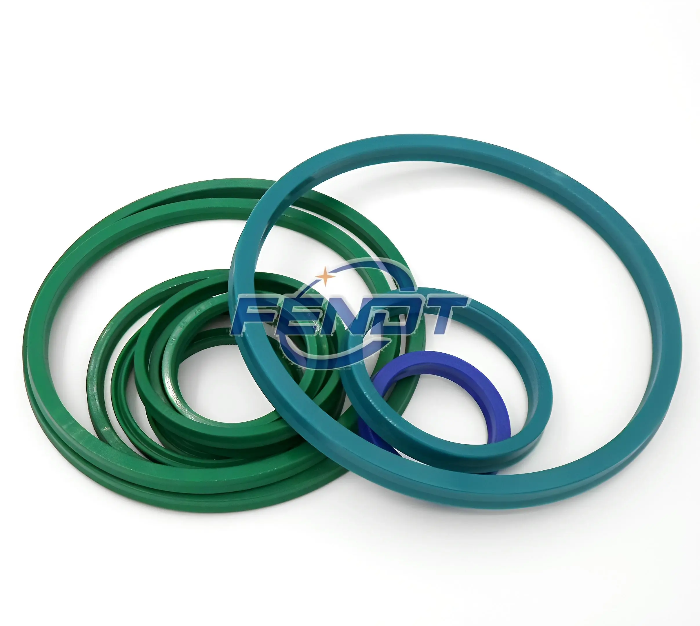 Factory Sale Blue Polyurethane Oil Seal U-type Hydraulic Piston Seal Ring Un Rod Seal UN 85*100*12