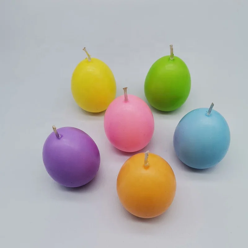 2023 New Design Home Decoration Egg Candles for Easter Day
