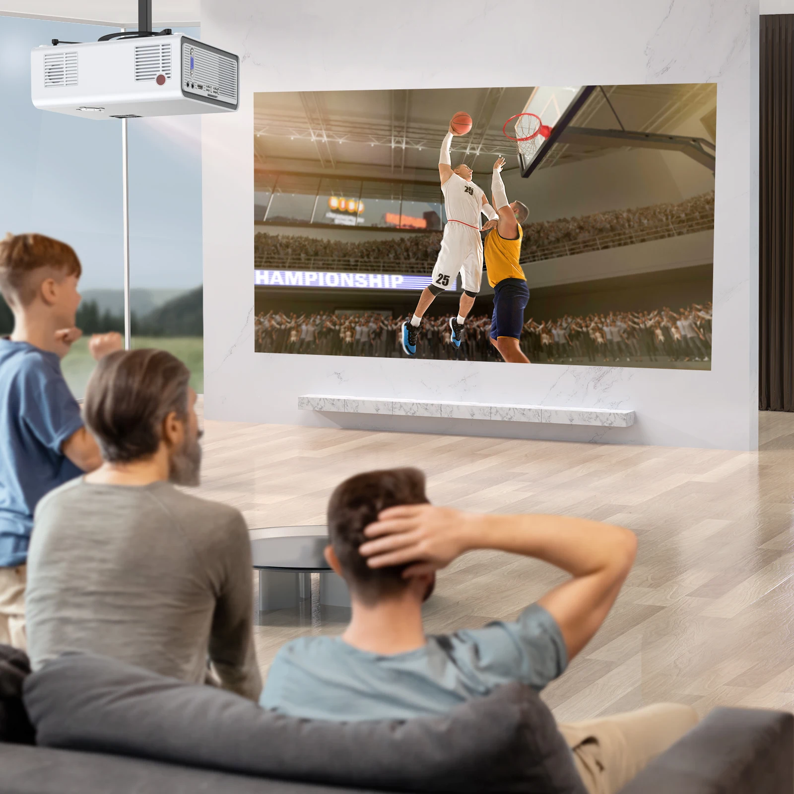 Yaber Projector with 5G WiFi and BT 5.1 1080P Resolution 4K Home Office Beamer with Tripod Bag Ready Proyector stock in US EU