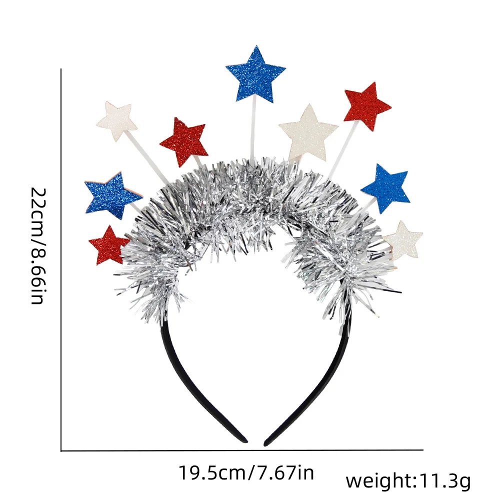 2024 New American Independence Day Party Decoration 4th of July Headband Adult Children Patriotic Parade Props