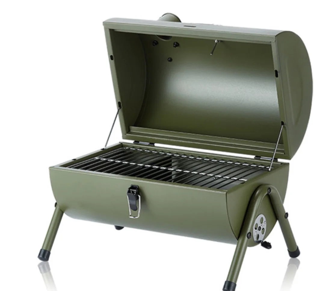 Heavy Duty Barbeque Grill /easy move barbecue bbq grill/2019 Newest Design Barrel BBQ Charcoal Smoker Grills Pellet BBQ