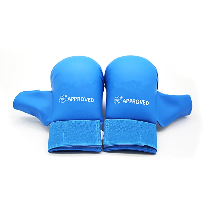 Thicken synthetic leather martial arts WKF karate gloves karate mitts karate equipment