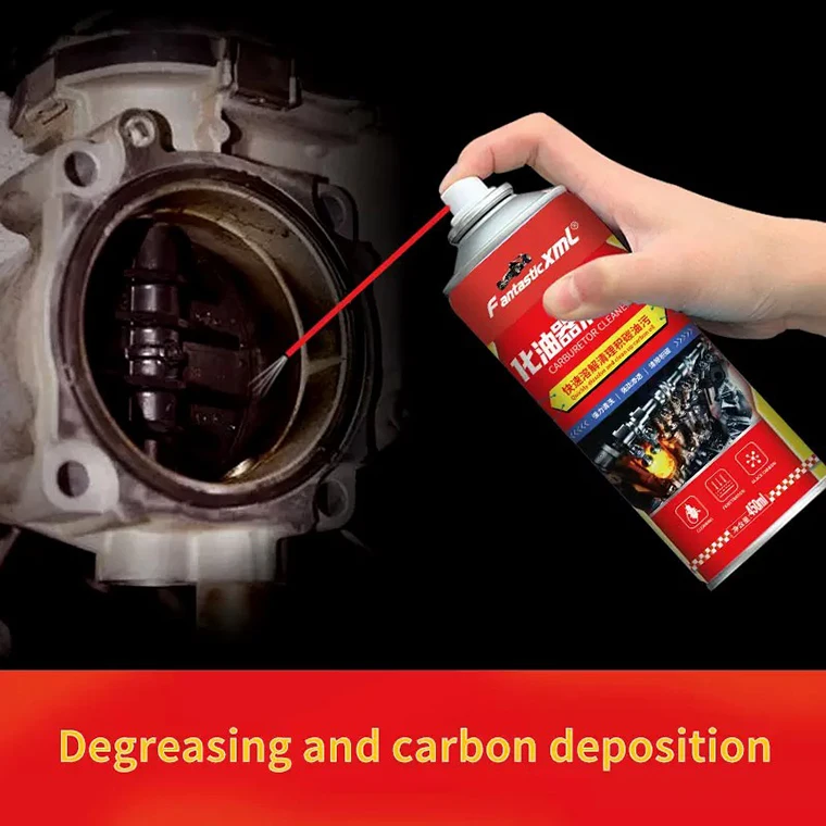 High quality factory wholesale prices 450ML car care products car machine cleaning carbon cleaner spray carb choke cleaner