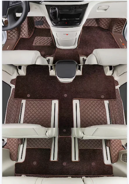 High Resilience Car Leather Car Accessories MPV Car  Floor Mats For Kia Pregio?toyota/BMW/Honda