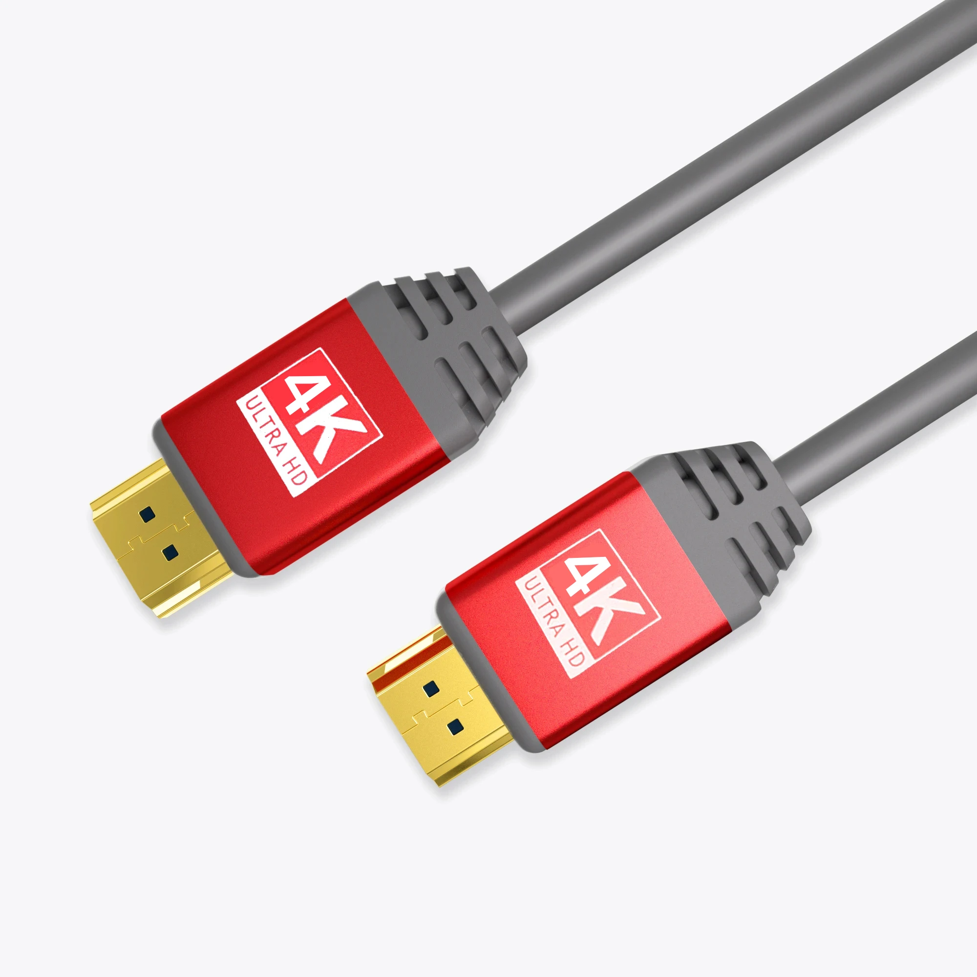 4K HDMI совместимый кабель 35 футов/10 м высокоскоростной Красный нейлоновый плетеный щит HD 2 0 поддерживает * 2K Ethernet