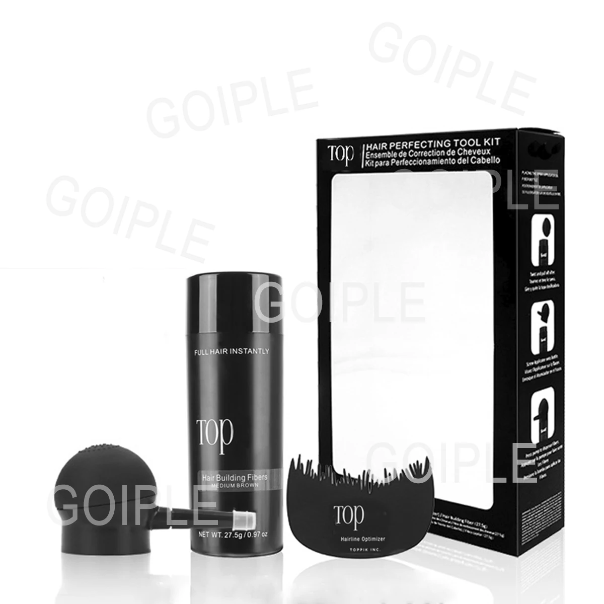 Wholesale Hair Loss Fiber product Full Hair Thickening Instantly Remedies Hairline Powder for Unisex Hair Building Fibers Powder