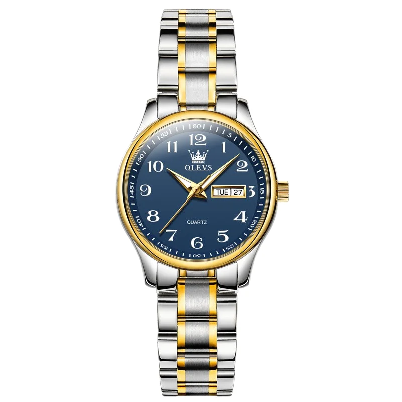 Low Price 5567 Quartz Women Watch Fashion Stainless Steel Strap Female Wristwatches Luminous Hands Auto Date Business Watch