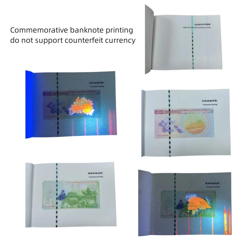 Qiang Qiang paper indian Custom high quality banknote cotton paper security paper 40gsm 45gsm 85gsm with uv invisible fiber