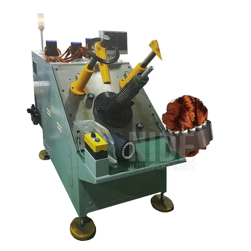 
Stator coil winding and wedge inserting machine 
