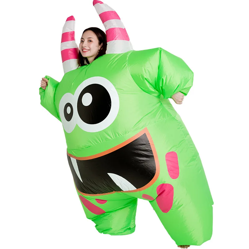 green monster wholesale inflatable costume for adults Halloween Christmas Carnival Inflatable Costume