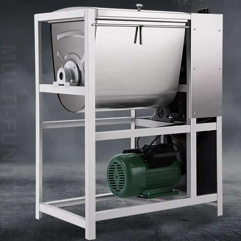 High Efficient Heavy Duty Dough Maker Mixing Flour Bread Pizza Kneading Machine Small Size Spiral Home Dough Mixer