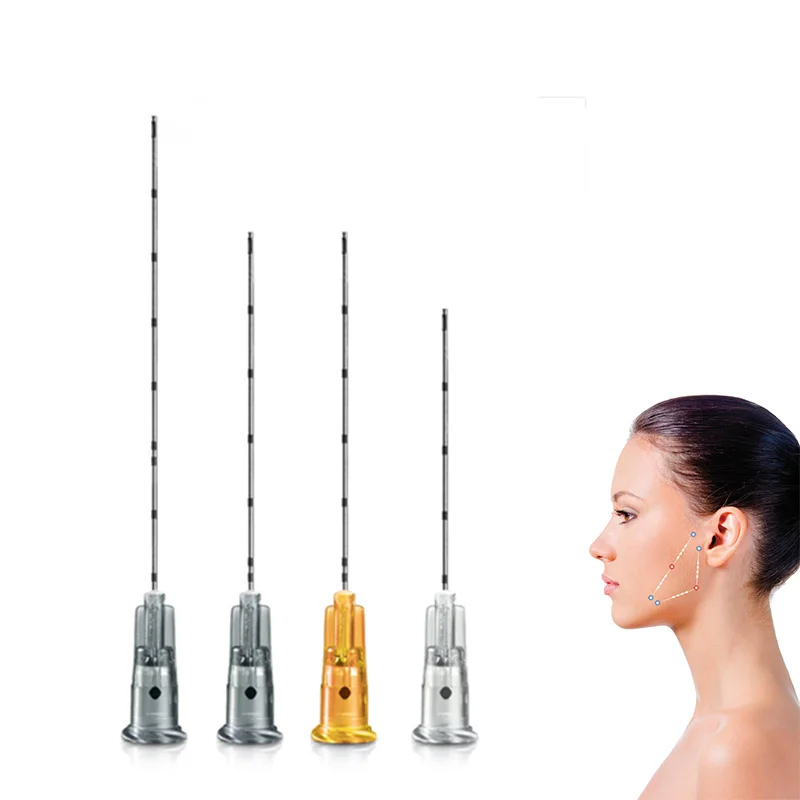 Most popular syringe needle ce blunt tip 25G 50mm injection micro cannula for hyaluronic acid injection