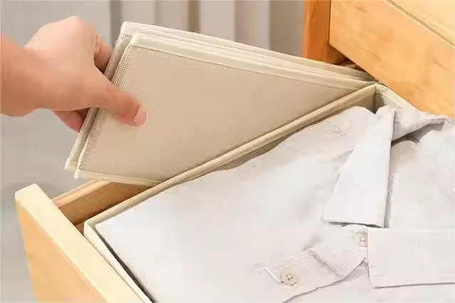 2024 Hot Sale Modern Exquisite Four-Piece Folded Cloth Storage Box Versatile Clothing Solution Bedroom Living Room Dining