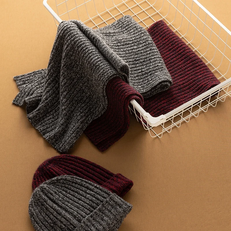 MENCA Wholesale 100% Cashmere Knit Scarves For Women Winter Keep Warm 165cm*35cm Long Pure Pashmina Scarf