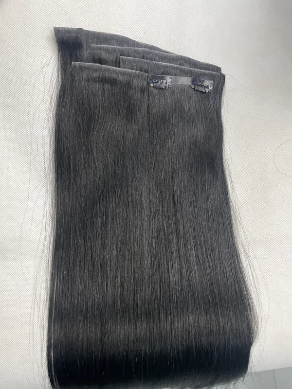2024 new items seamless clip in invisible clip in hair extension