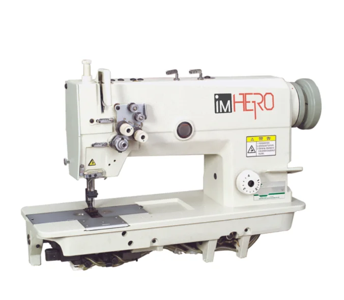 HIGH QUALITY DOUBLE NEEDLE SEWING MACHINE  BASEBALL CAPS MAKING & CLOTHES  STITCHED IMHERO