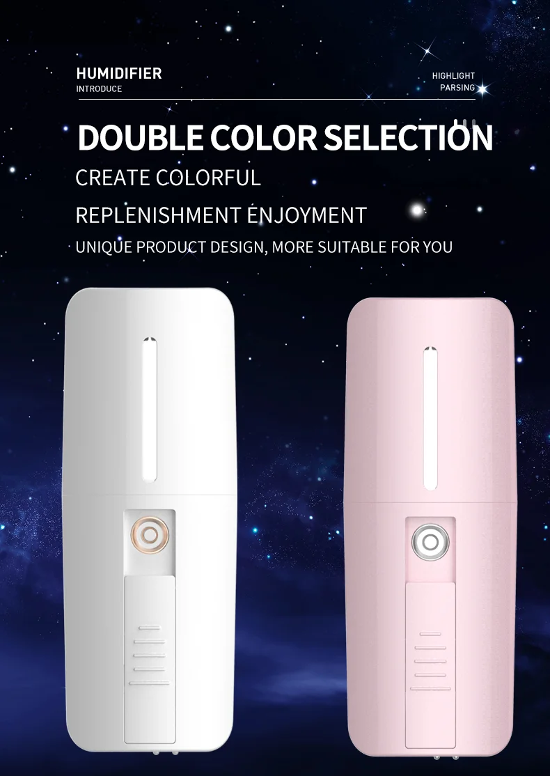  Unice Spray Beauty Instruments Portable Nano Sprayer Facial Body Handy Steamer Face Mist