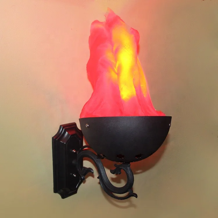 LED Wall Mounted Fake Fire Effect Flame Light
