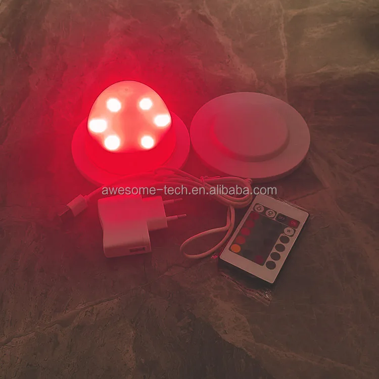 Wireless Induction Charging Led Light Base Rechargeable Battery Powered LED Furniture Fixture Replacement Spare Lights