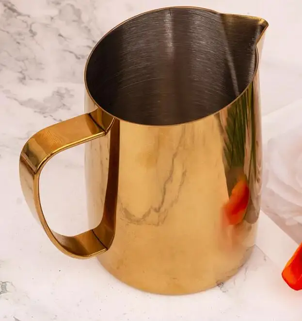 Bevel Mouth Coffee Frothing Pitcher Milk Jug