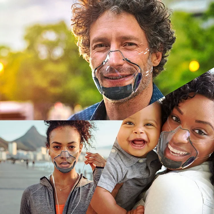 
2021 New Arrival Durable Transparent Anti Fog Face Shiled Protection Clear Face Maskes 