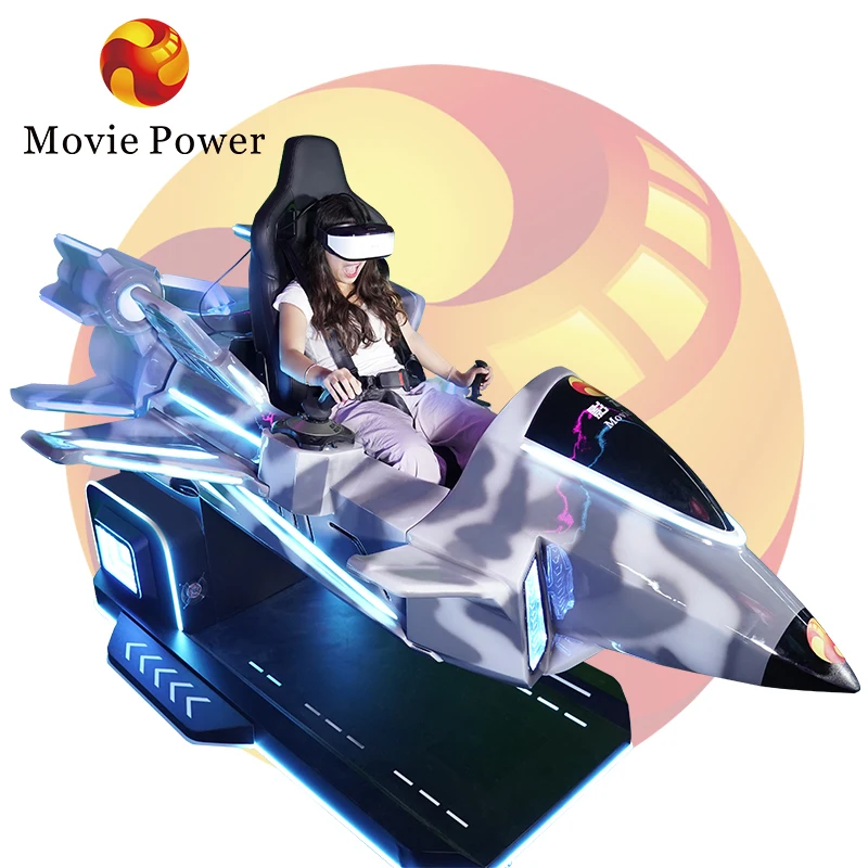 VR Flight Simulator Flying Shooting Game Machine Amusement Game Park Indoor Playground 9D VR Arcade Machine