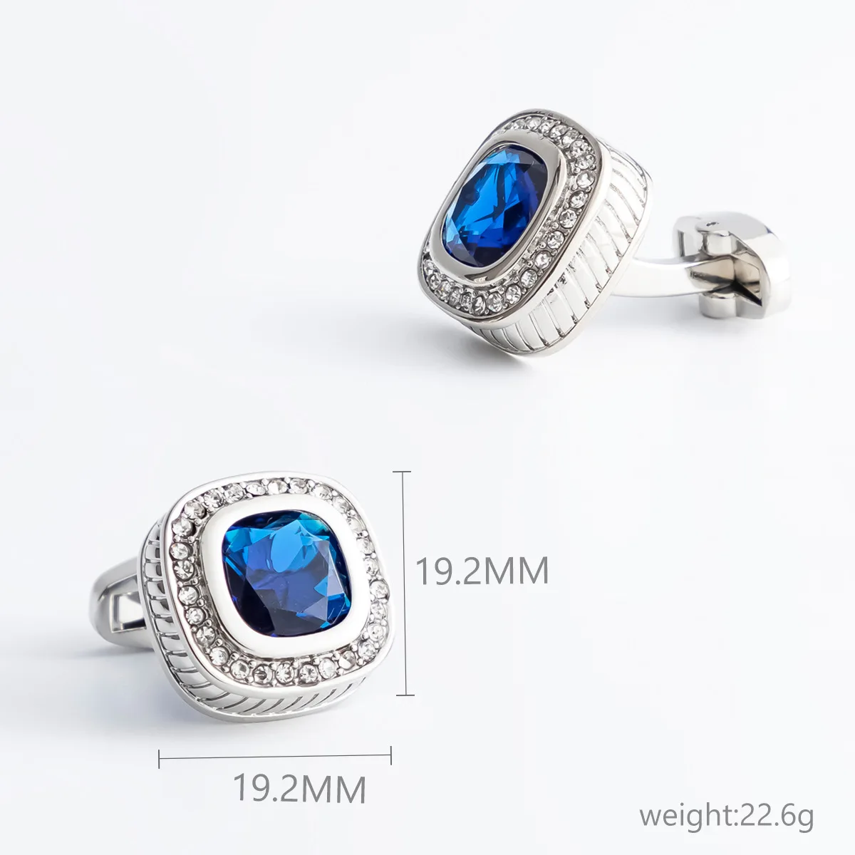 2024 new boyi Custom Epoxy Cufflink Golf Vintage Cheaper Steampunk Square Cufflinks for Men