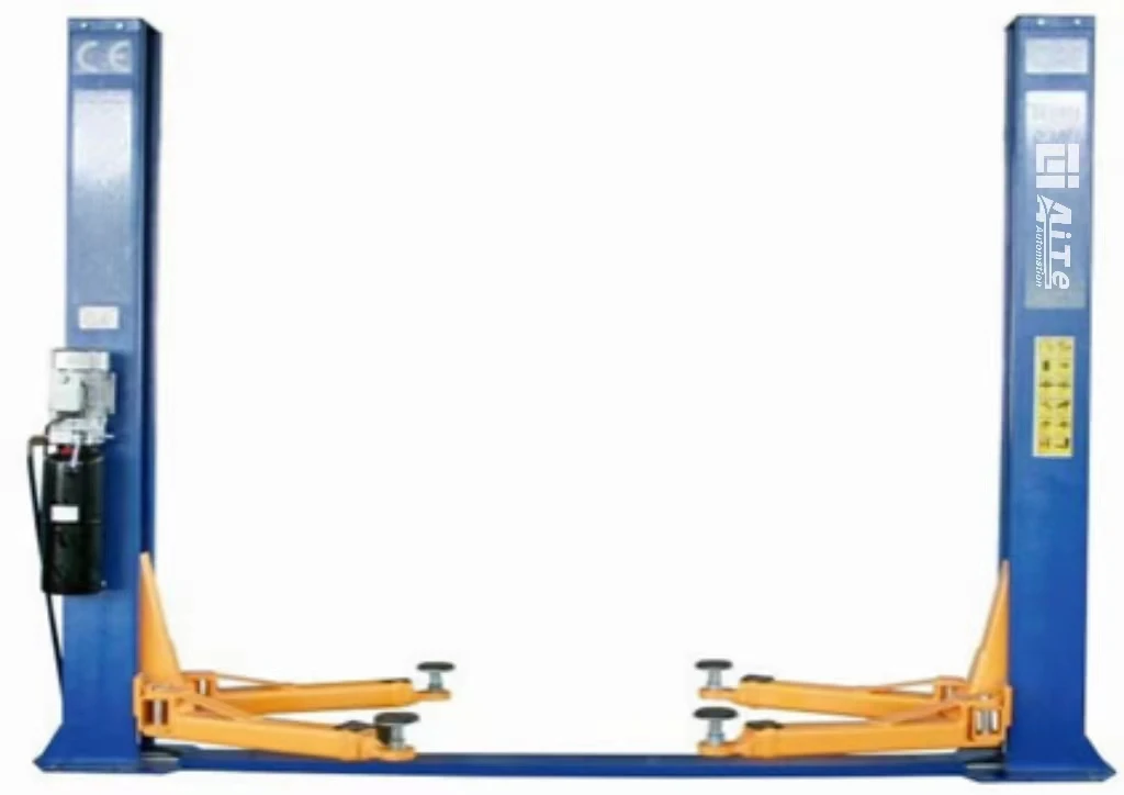 Hydraulic two post double level lift parking auto stacker for residential and public use