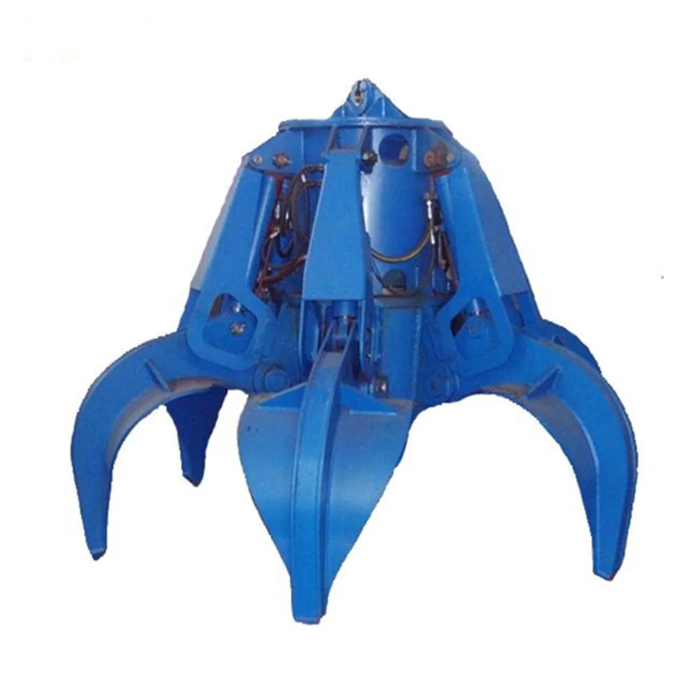 Electro Hydraulic Rotating Grab Bucket 5 Tonne For Crane Or Excavator