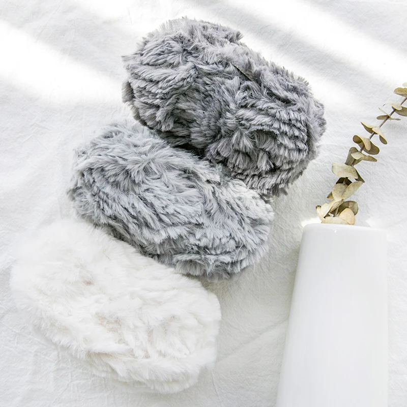 Модные пушистые шарики Yarncrafts из искусственного кроличьего меха, 50 г, шарф, пальто, шапка, носки, пряжа «сделай сам»