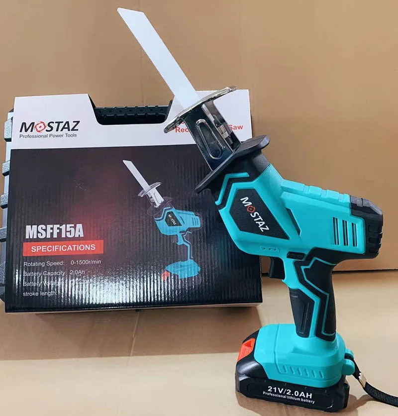 
Professional electric power cordless Reciprocating Saws 21V rechargeable electric SABER saw 