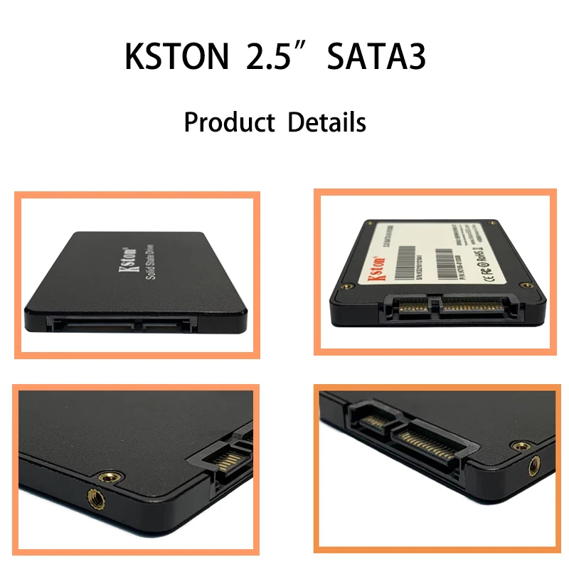 Kston горячая Распродажа Внутренний 2 5 дюймовый Накопитель SSD жесткий диск для продажи ноутбуков и настольных