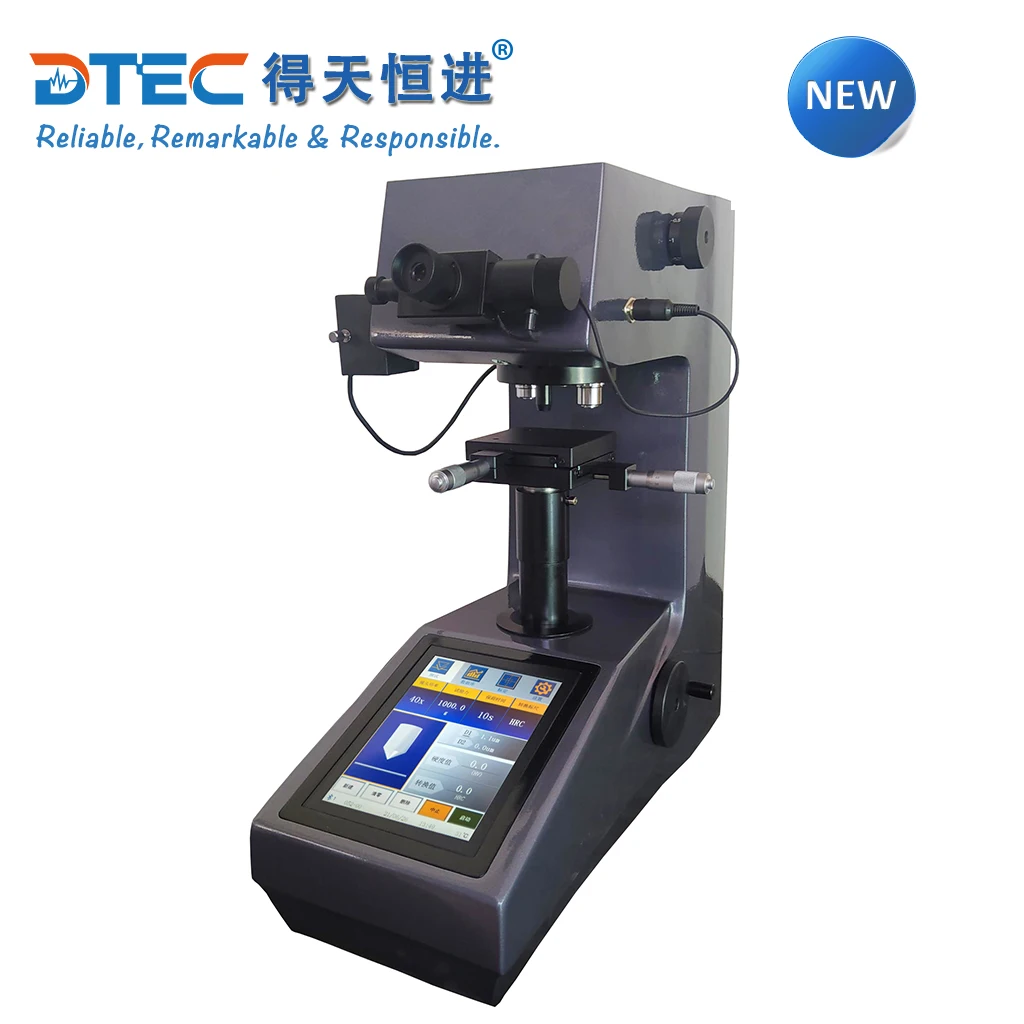 DTEC DHV-1000DT Touch screen Micro Vickers Hardness Tester Desktop Type for Metal Hardness Test CCD camera and software