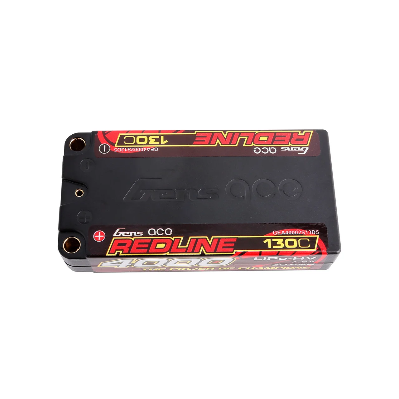 Gens Ace Redline Series 4000mAh 7.6V 130C RC car lipo hv 2s battery With 5.0mm Bullet