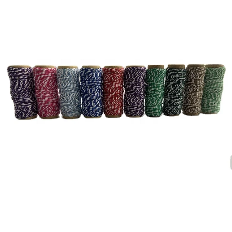 China factory direct top quality Woven process two color cotton thread